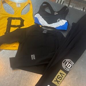 Black and Yellow Activewear Set/bundle all in great condition